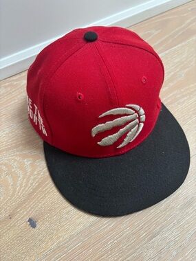 Men's Toronto Raptors NBA New Era 9Fifty Snapback Hat Cap - Black Red White